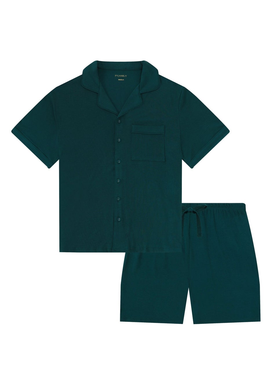 My Christmas Pyjamas Emerald Green Midnight Jewel Two-Piece Short Matching Pyjama Set