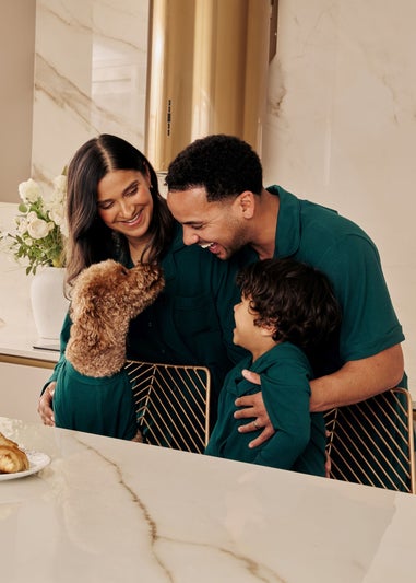 My Christmas Pyjamas Emerald Green Midnight Jewel Two-Piece Short Matching Pyjama Set