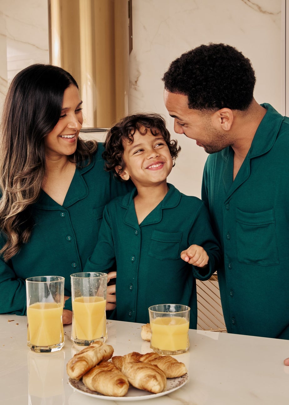 My Christmas Pyjamas Emerald Green Midnight Jewel Two-Piece Short Matching Pyjama Set