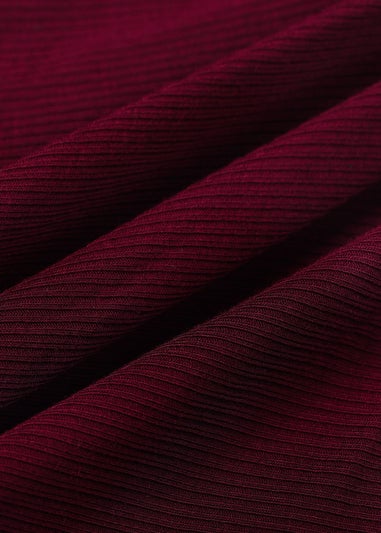 My Christmas Pyjamas Rich Burgundy Midnight Jewel Two-Piece Short Matching Pyjama Set