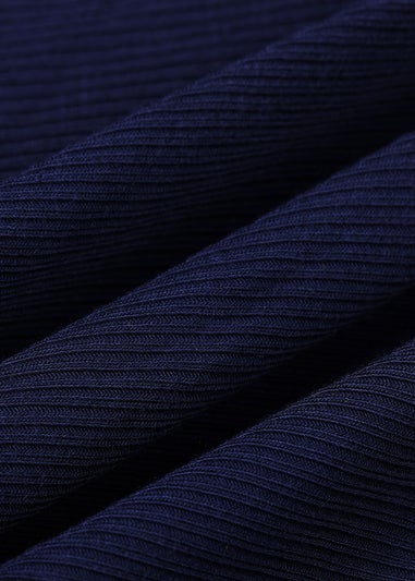 My Christmas Pyjamas Sapphire Blue Midnight Jewel Two-Piece Long Matching Pyjama Set