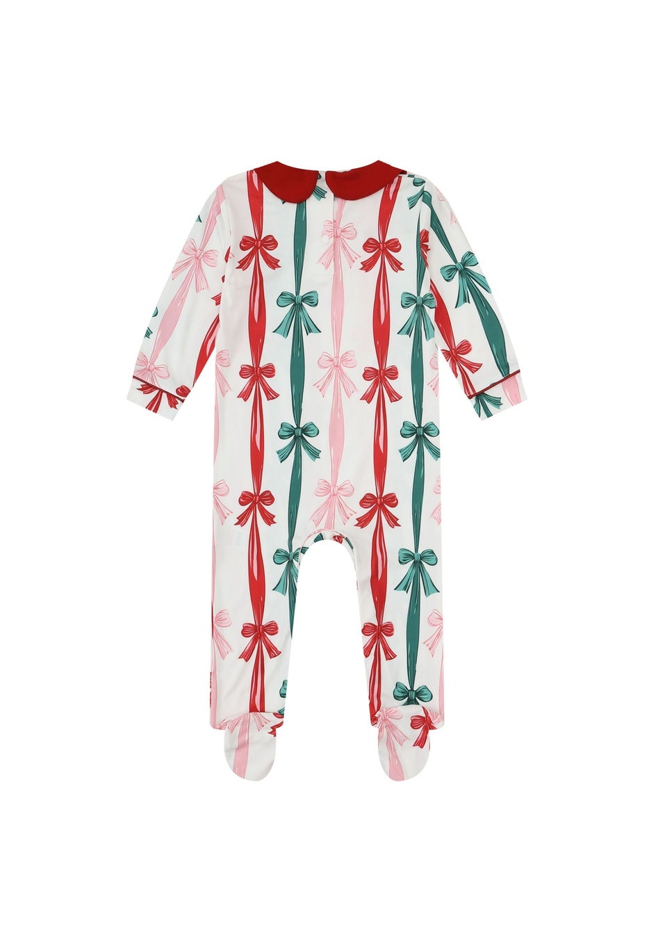 My Christmas Pyjamas White Sugar Plum Baby's One-Piece Matching Pyjama Sleepsuit (0m-18m)