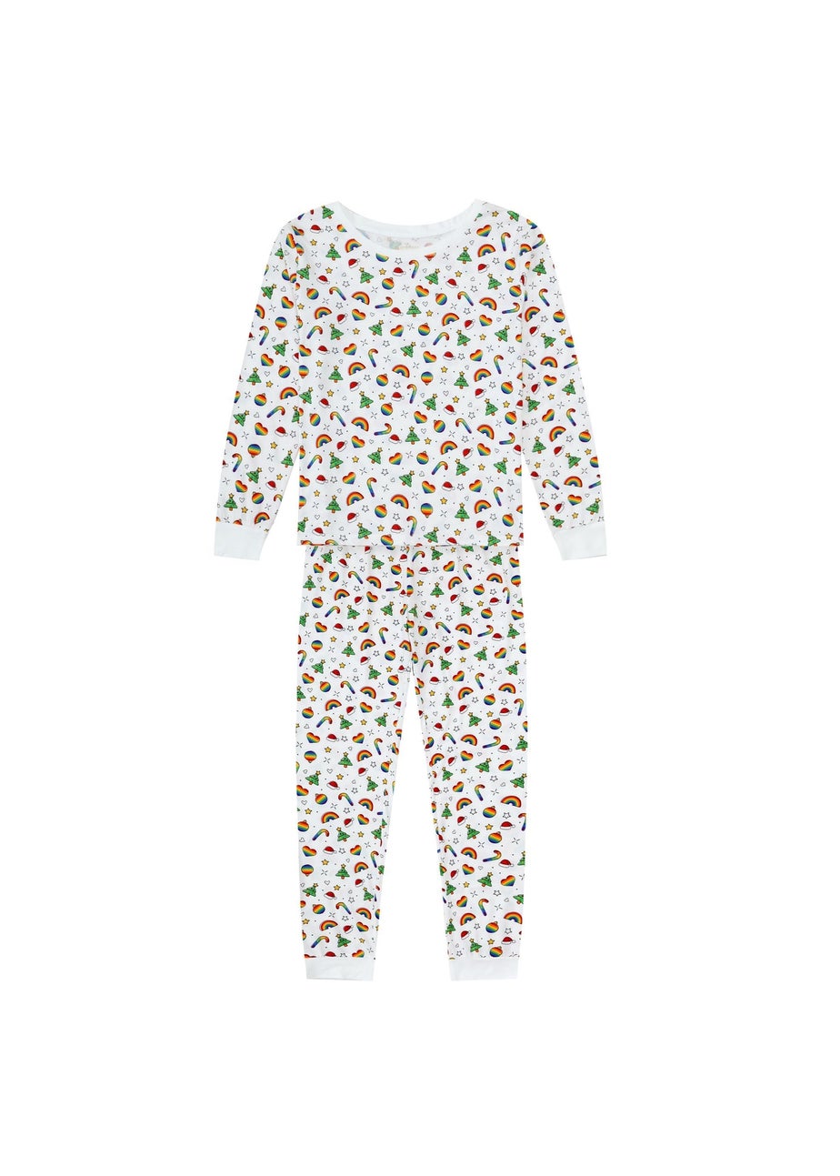 My Christmas Pyjamas White Christmas Full Of Pride Two Piece Long Matching Pyjama Set