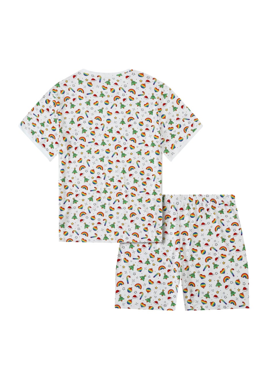 My Christmas Pyjamas White Christmas Full Of Pride Two Piece Short Matching Pyjama Set