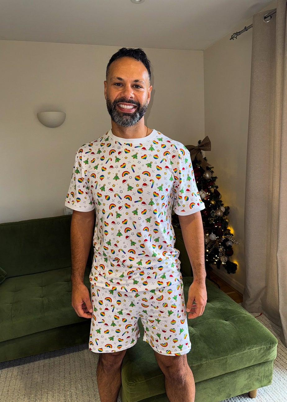 My Christmas Pyjamas White Christmas Full Of Pride Two Piece Short Matching Pyjama Set