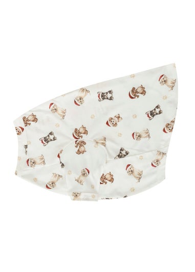 My Christmas Pyjamas Cream Santa Paws Pet One Piece Matching Pyjamas