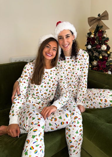 My Christmas Pyjamas White Christmas Full Of Pride Two Piece Long Matching Pyjama Set