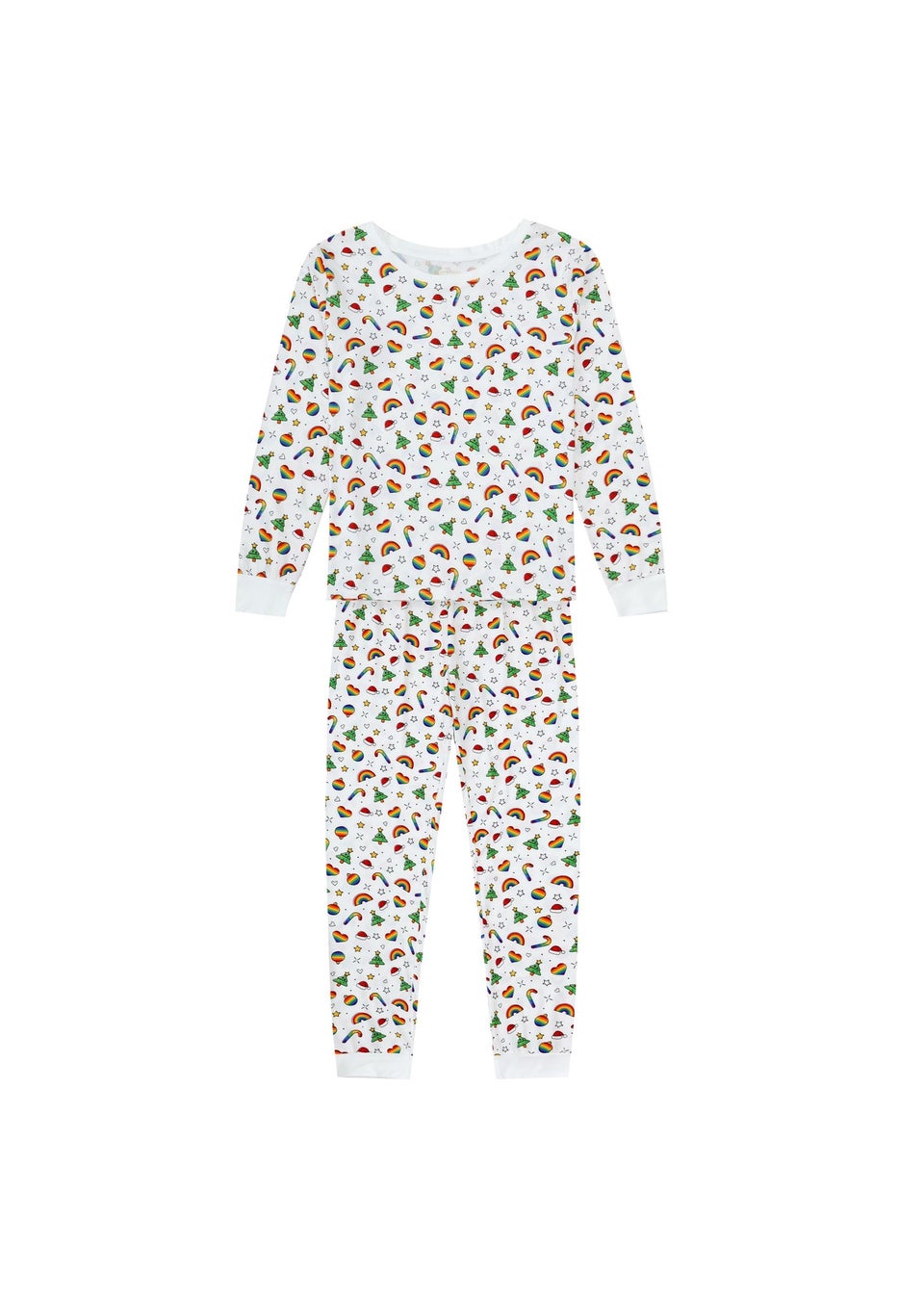 My Christmas Pyjamas White Christmas Full Of Pride Two Piece Long Matching Pyjama Set