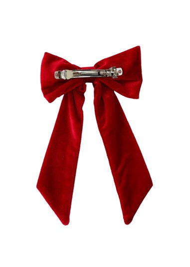 My Christmas Pyjamas Red Velvet Rouge Adult Matching Hair Bow