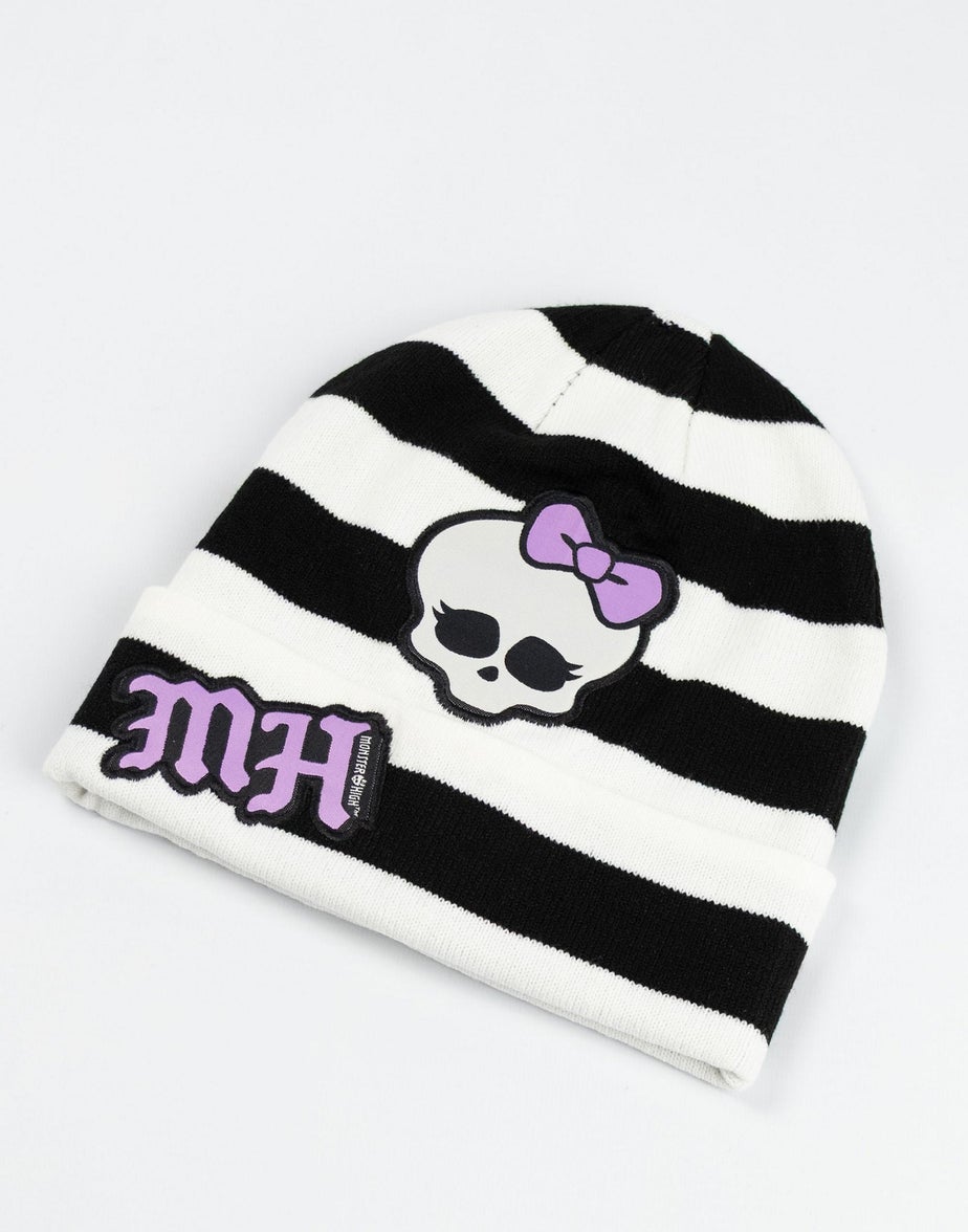 Vanilla Underground Monster High Black Beanie Hat