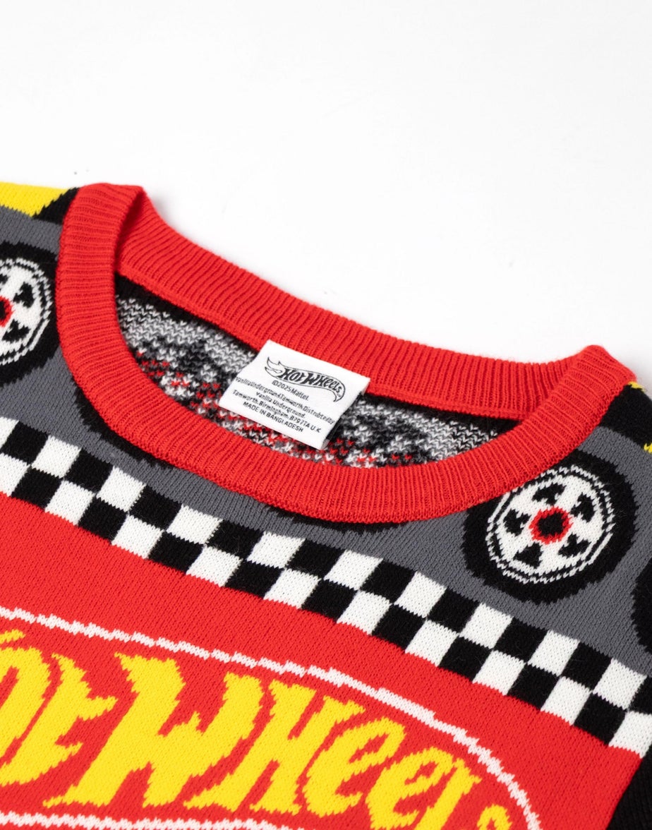 Vanilla Underground Hot Wheels Multicolor Christmas Jumper
