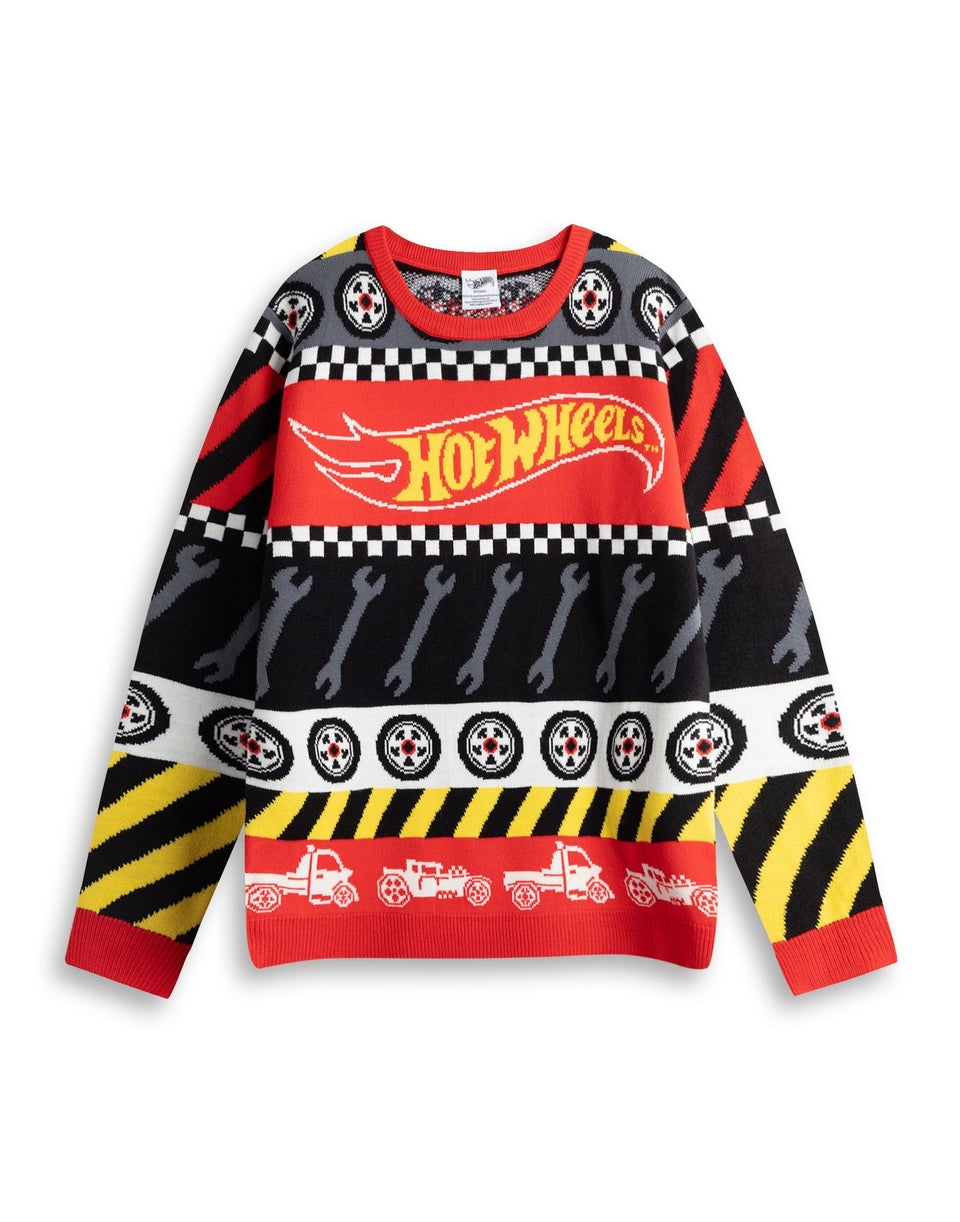 Vanilla Underground Hot Wheels Multicolor Christmas Jumper