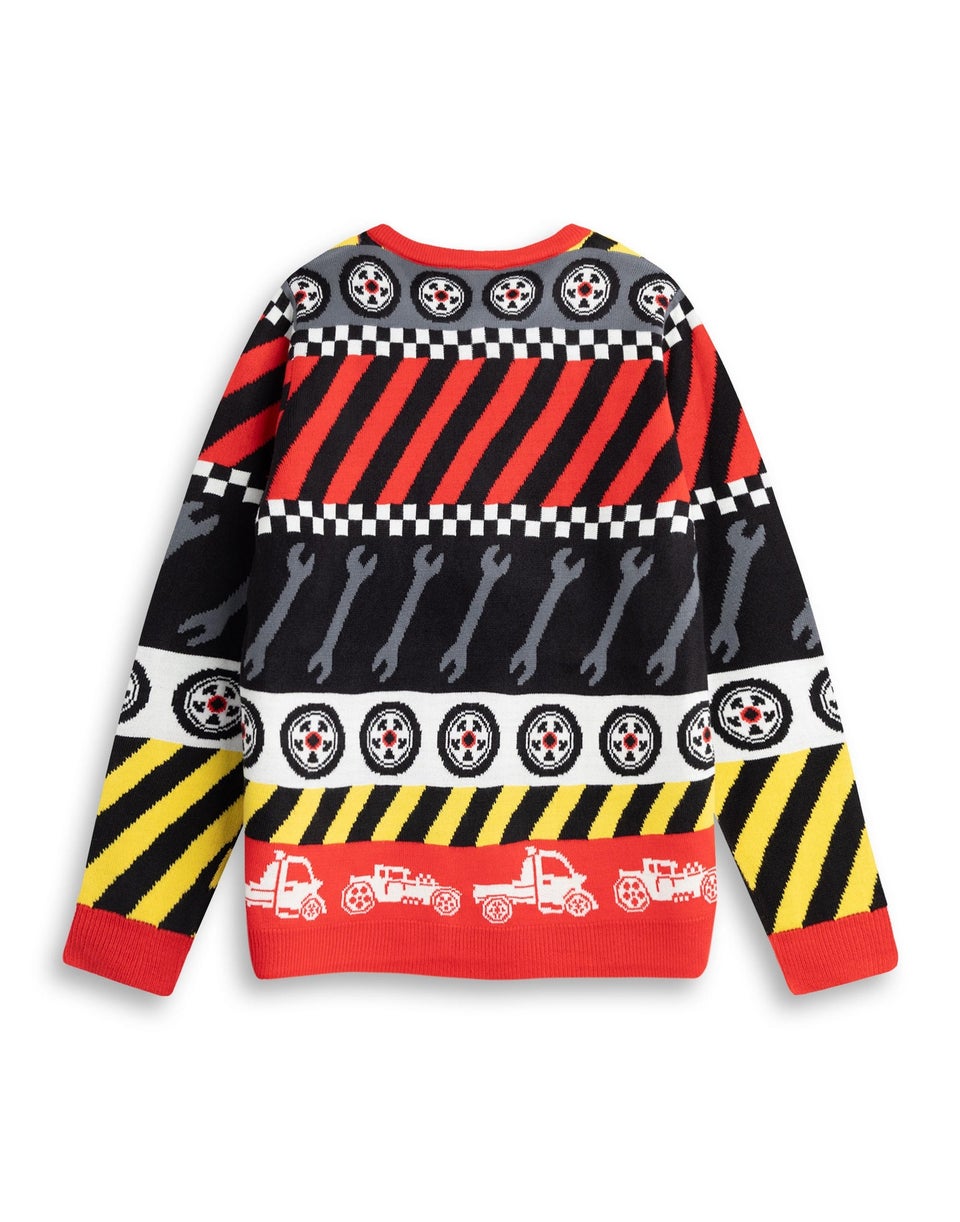 Vanilla Underground Hot Wheels Multicolor Christmas Jumper