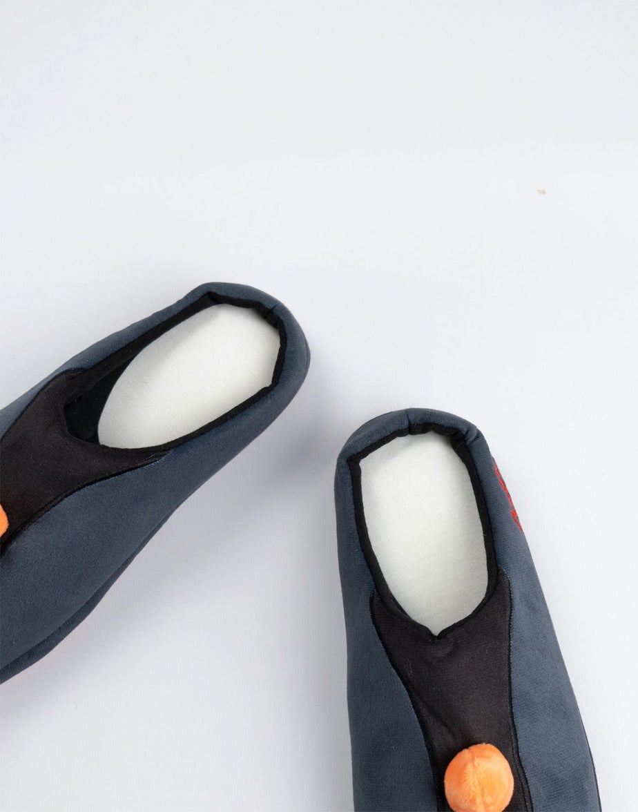 Vanilla Underground Wallace And Gromit Black Mule Slippers