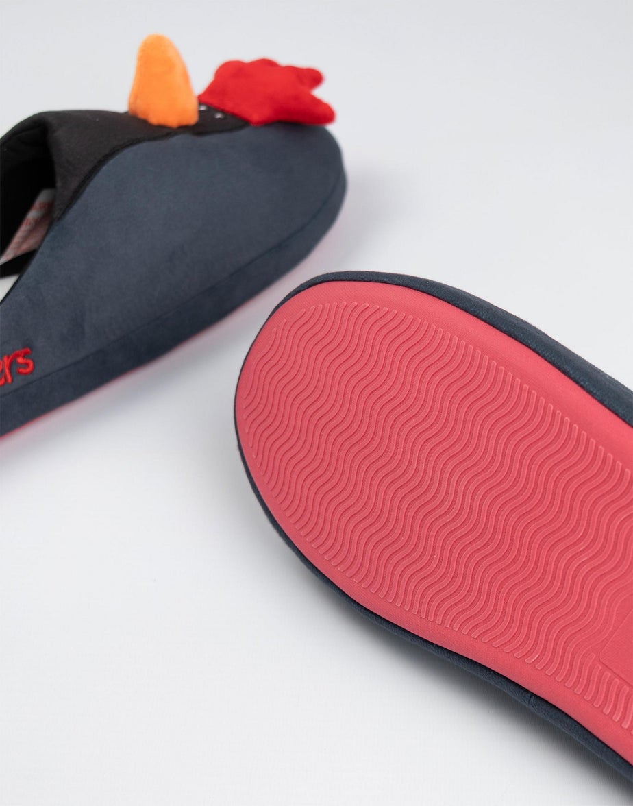 Vanilla Underground Wallace And Gromit Black Mule Slippers