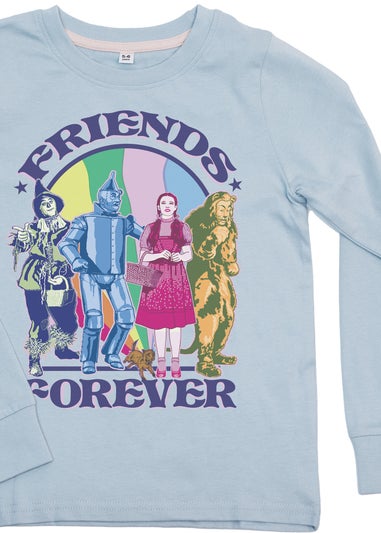 The Wizard Of Oz Friends Girls Blue Graphic Pyjamas (3-8 Years)