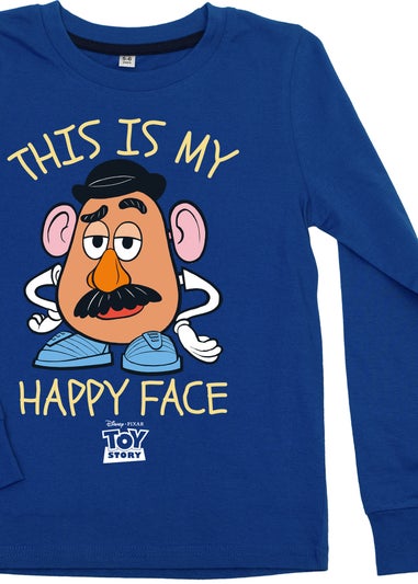 Disney Toy Story This Is My Happy Face Boys Blue Graphic Pyjamas (3-8 Years)
