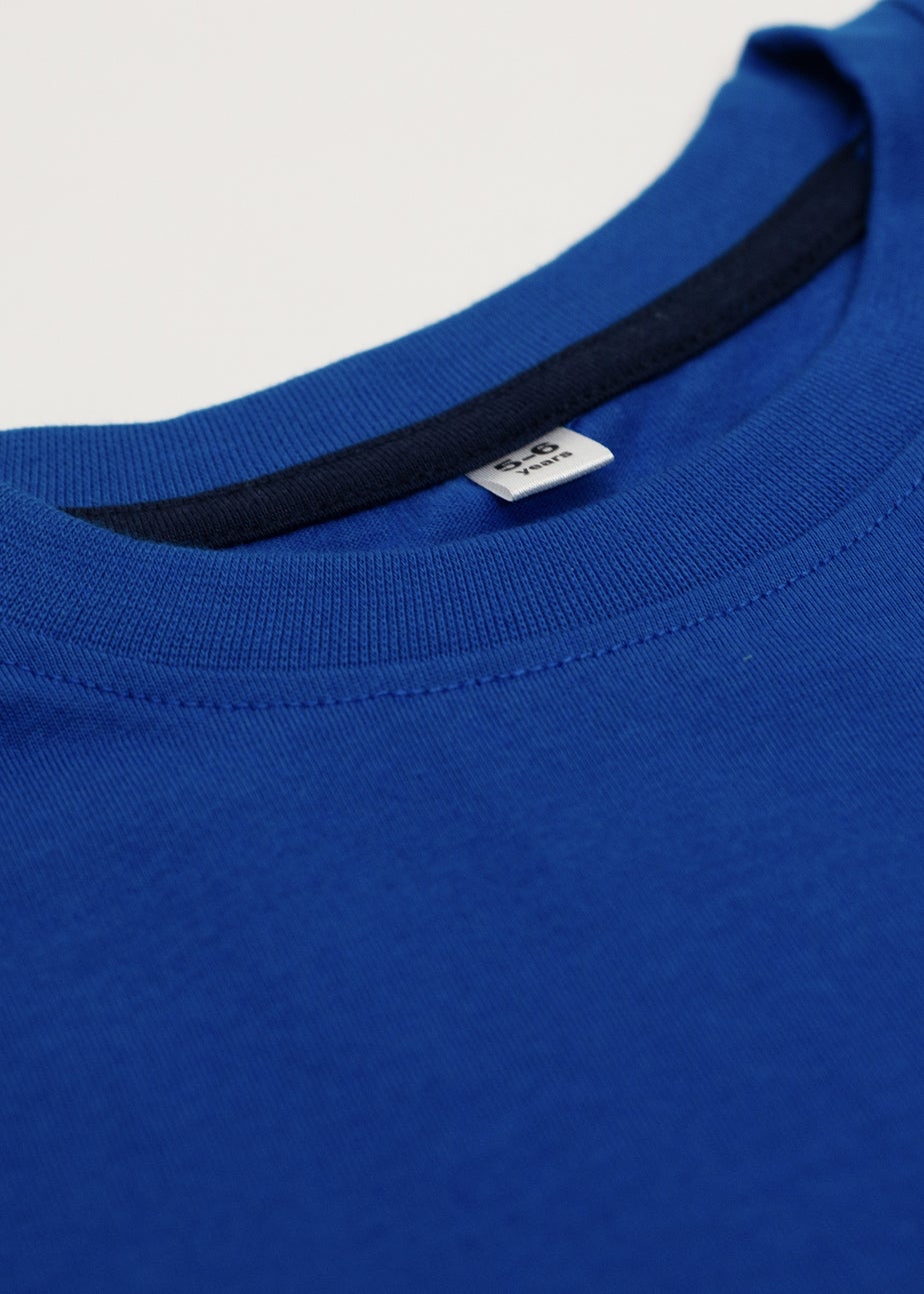 Stranger Things Scoops Boys Blue Graphic Pyjamas (6-8 Years)