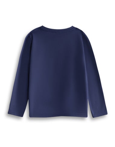 Vanilla Underground Lilo & Stitch Character Kids Navy Long Pyjama Set (2-8yrs)