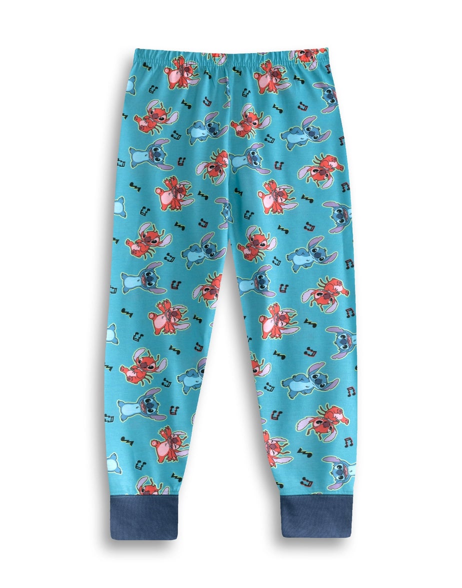 Vanilla Underground Lilo & Stitch Character Kids Navy Long Pyjama Set (2-8yrs)