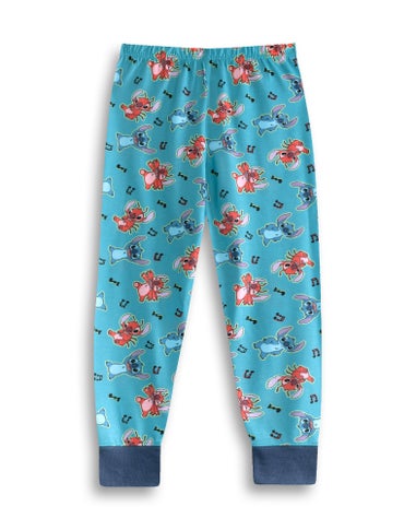 Vanilla Underground Lilo & Stitch Character Kids Navy Long Pyjama Set (2-8yrs)