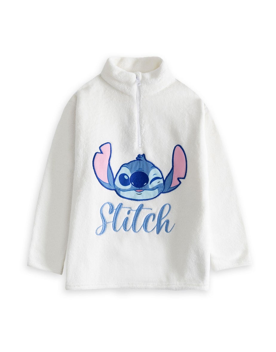 Vanilla Underground Disney Lilo & Stitch Kids Pink Pyjamas and Jumper (5-14yrs)