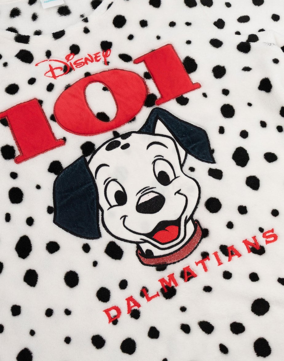 Vanilla Underground 101 Dalmatians White W/Black Spots Pyjamas