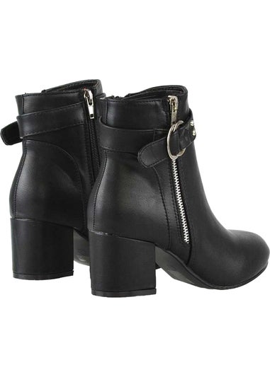 XY London Black Lakesha Zip Boots