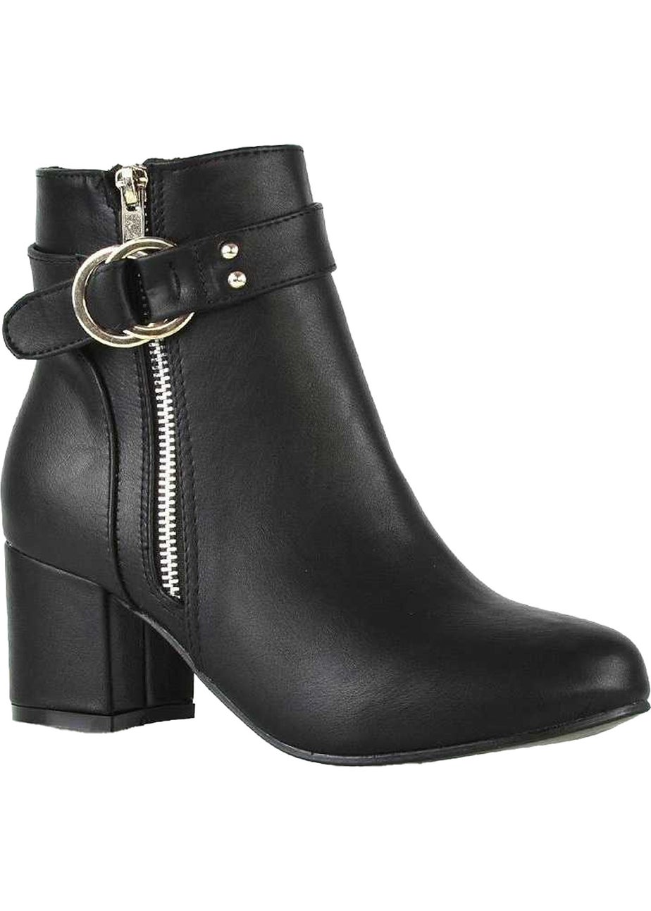 XY London Black Lakesha Zip Boots