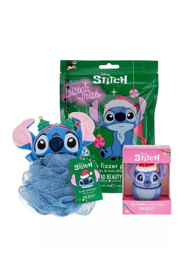 Disney Stitch Christmas Bath Set Pink