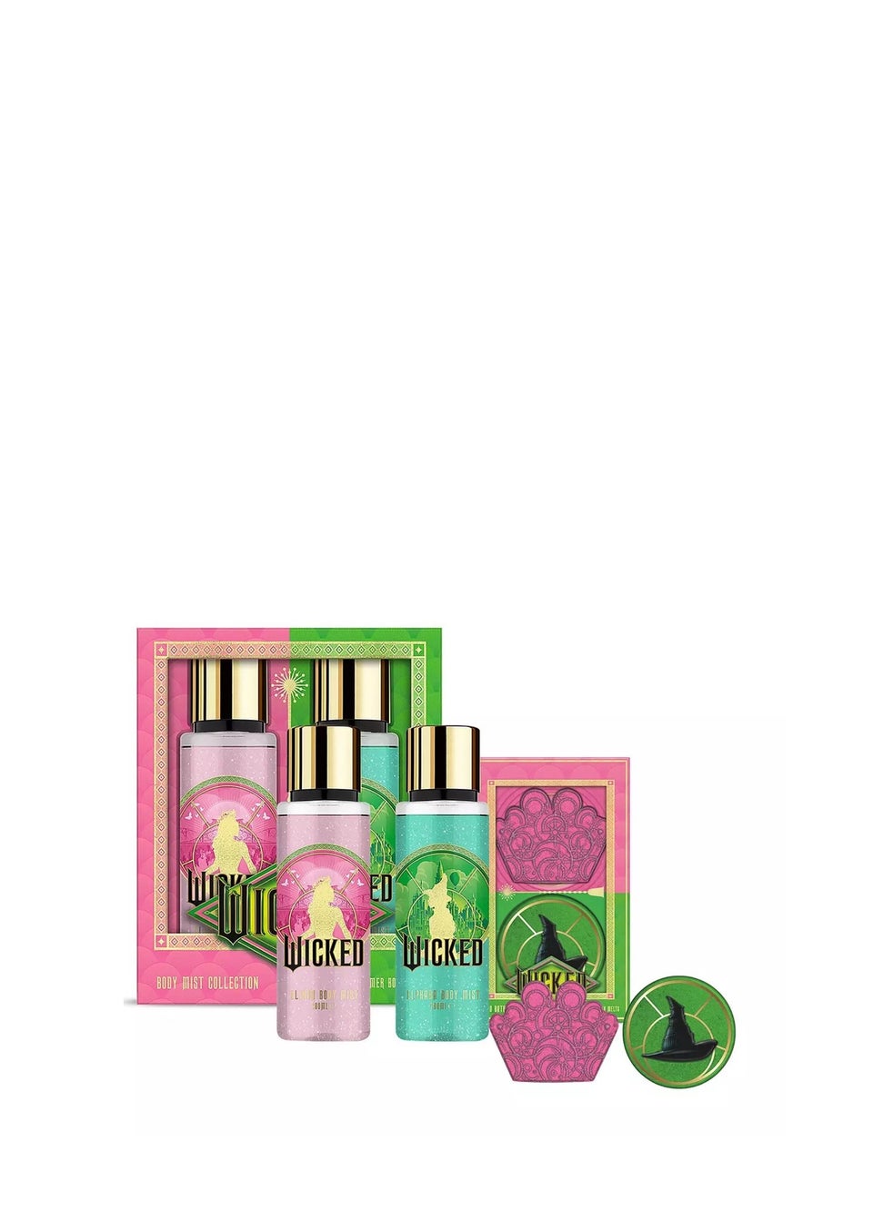 Disney Wicked Bath Fizzers & Body Mists-Green & Pink