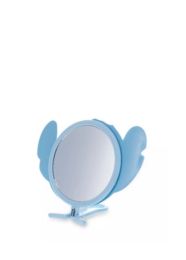 Disney Stitch Pamper Set Mirror Scrunchie Cosmetic Bag Pink