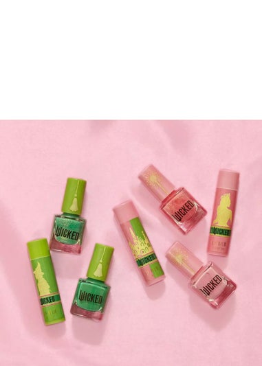 Disney Wicked Lip Balms & Nail Polish-Green & Pink