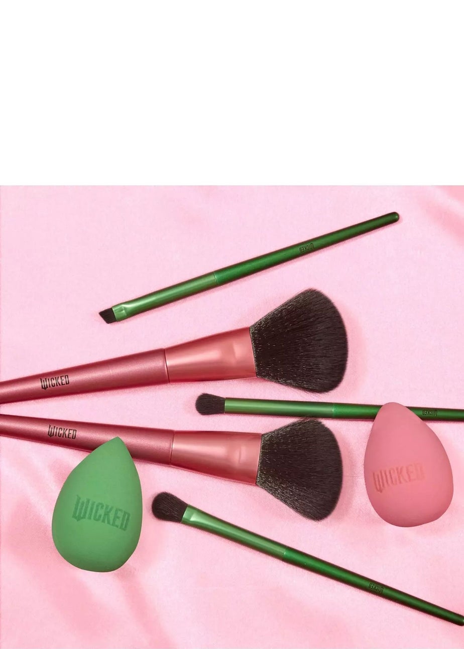 Disney Wicked Makeup Brushes & Sponges Set Green & Pink