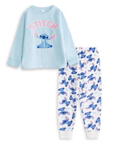 Vanilla Underground Disney Lilo & Stitch Kids Blue Pyjamas (5-14yrs)