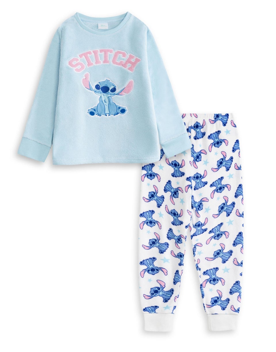 Vanilla Underground Disney Lilo & Stitch Kids Blue Pyjamas (5-14yrs)