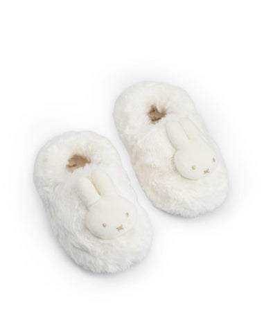Vanilla Underground Miffy Kids White Mule Slippers (Younger 6-Older 12)
