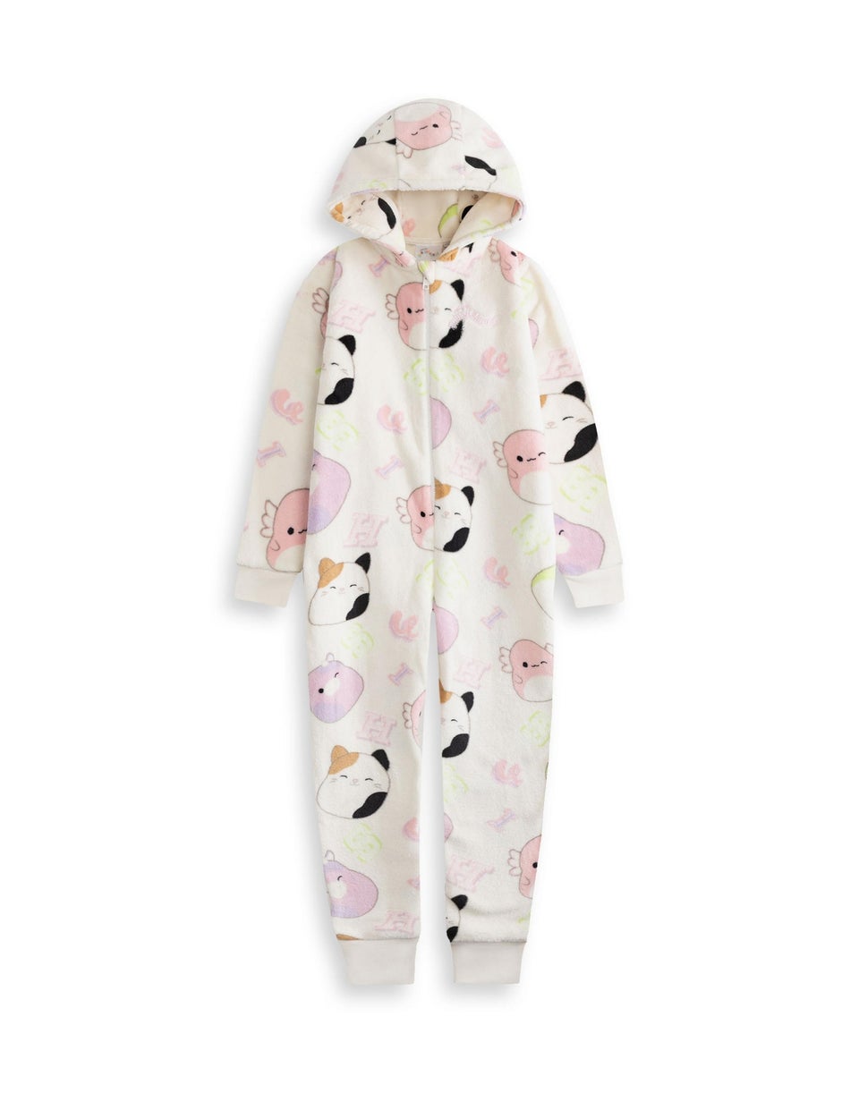 Vanilla Underground Squishmallows Girls White Onesie (5-14 Years)