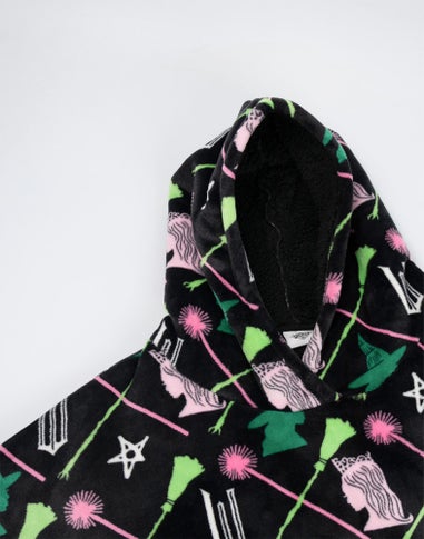 Vanilla Underground Wicked Kids Black Blanket Hoodie