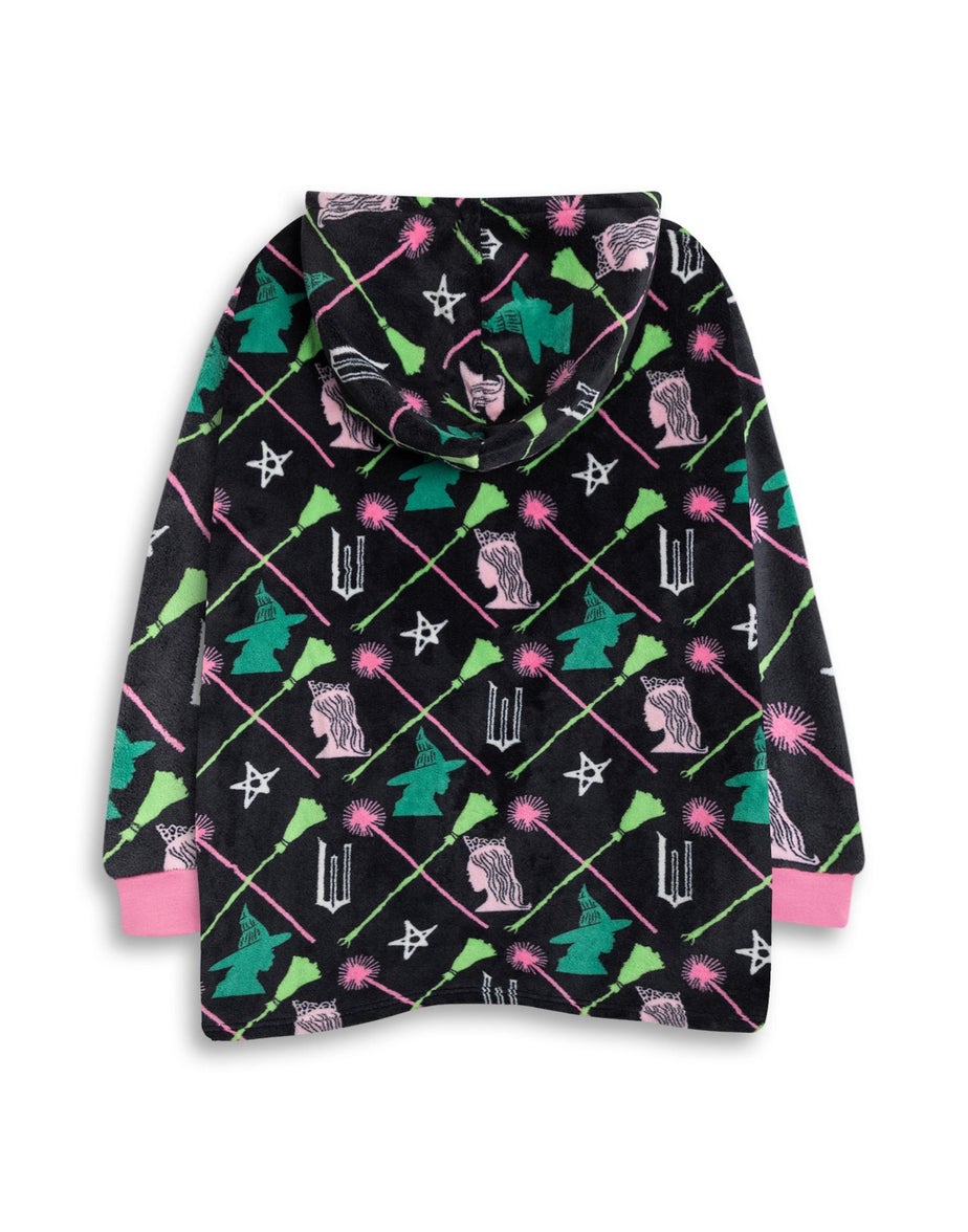 Vanilla Underground Wicked Kids Black Blanket Hoodie