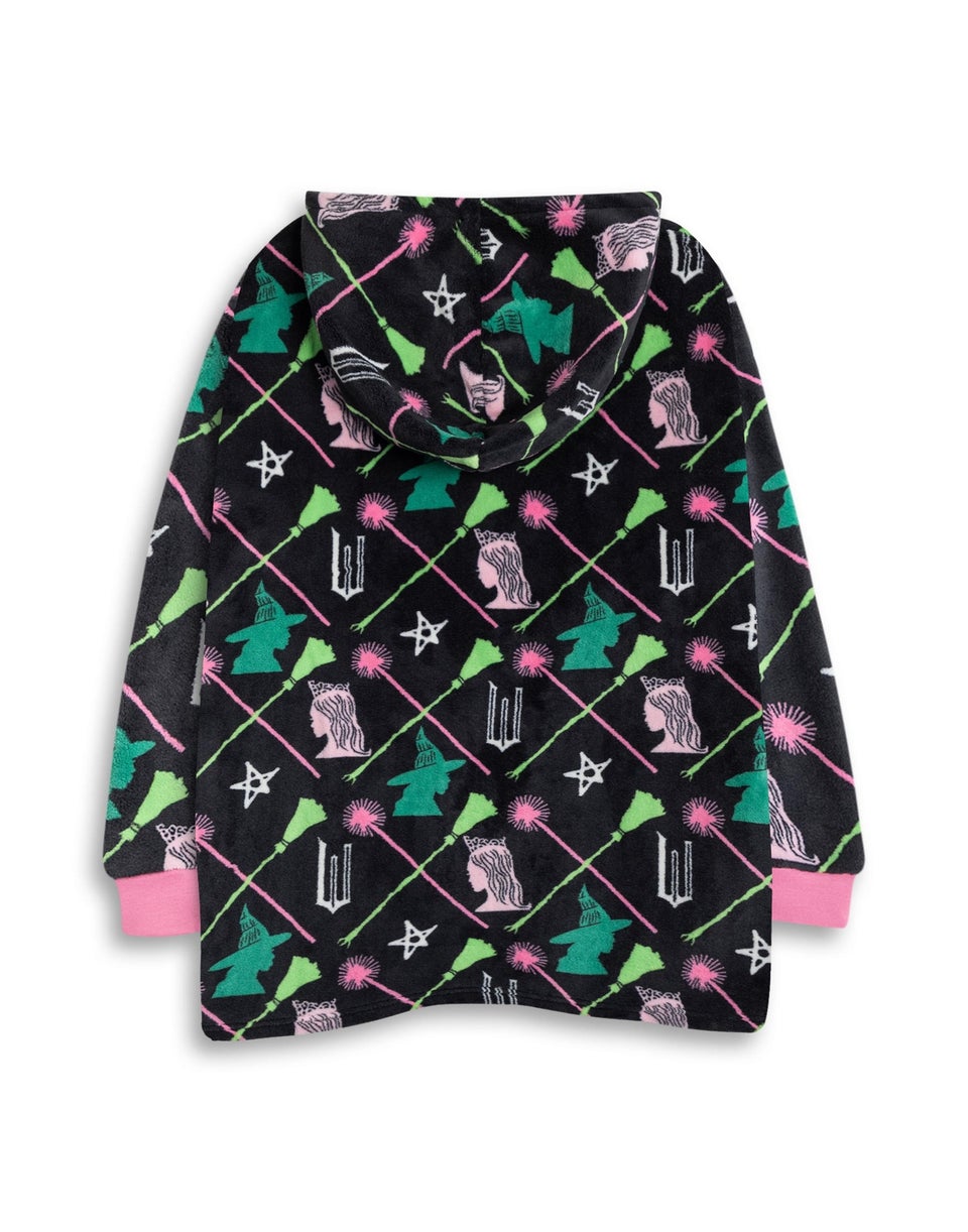 Vanilla Underground Wicked Kids Black Blanket Hoodie