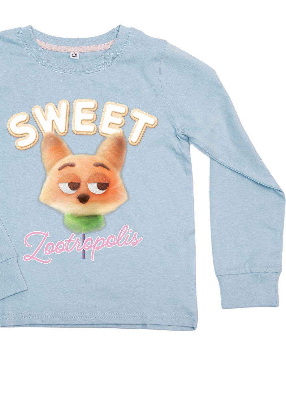 Disney Zootropolis Sweet Girls Navy Graphic Pyjamas (3-8 Years)