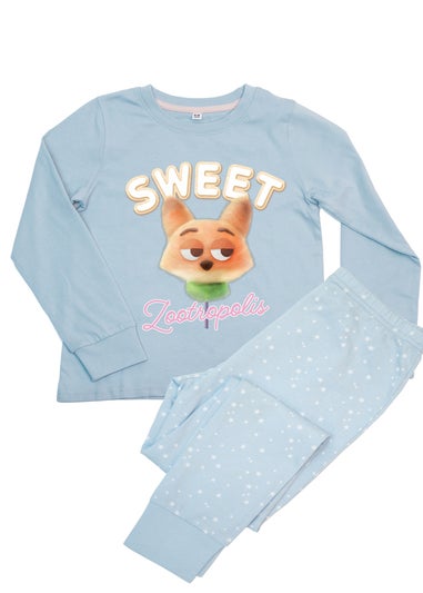 Disney Zootropolis Sweet Girls Navy Graphic Pyjamas (3-8 Years)
