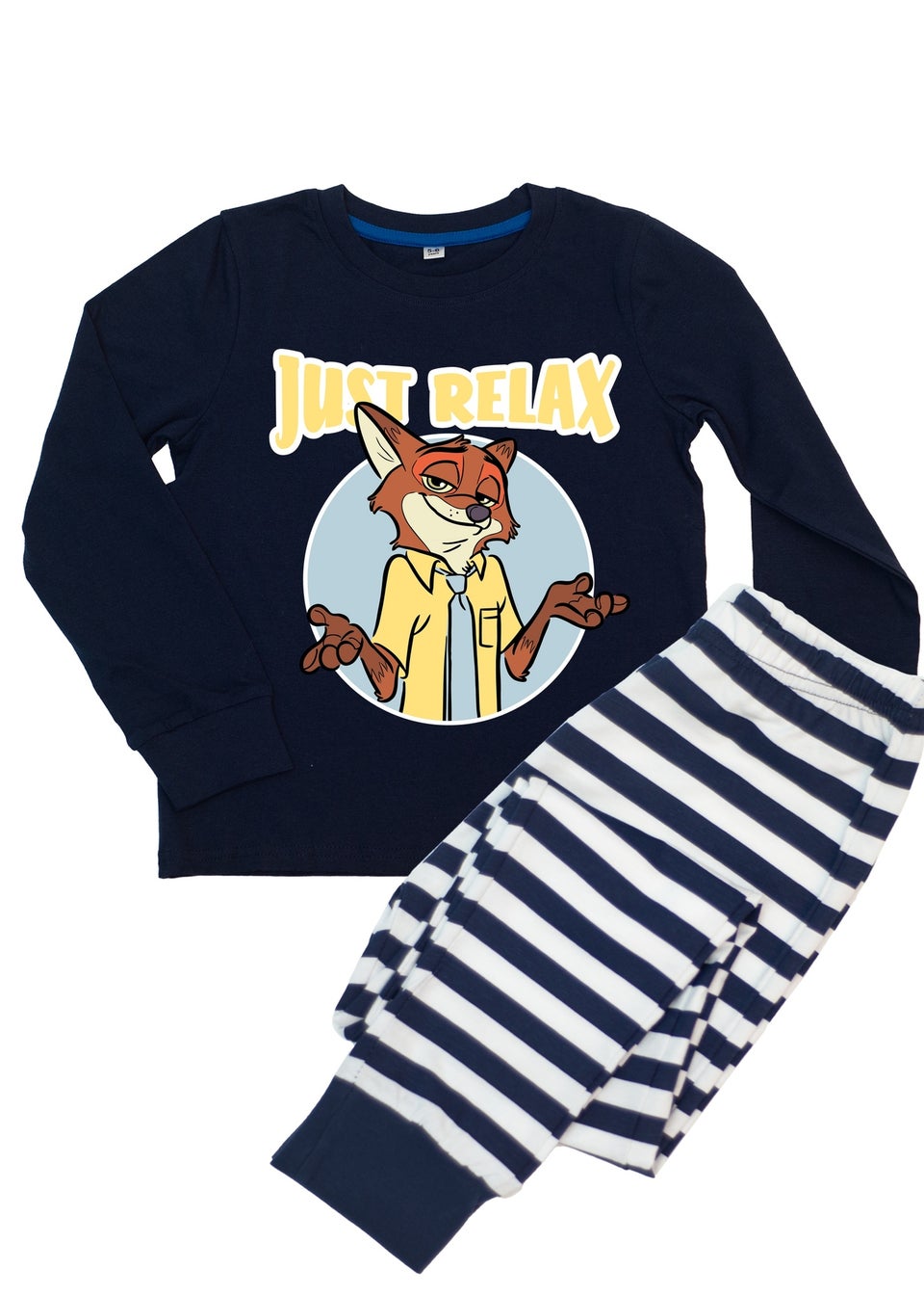 Disney Zootropolis Just Relax Boys Navy Graphic Pyjamas (3-8 Years)