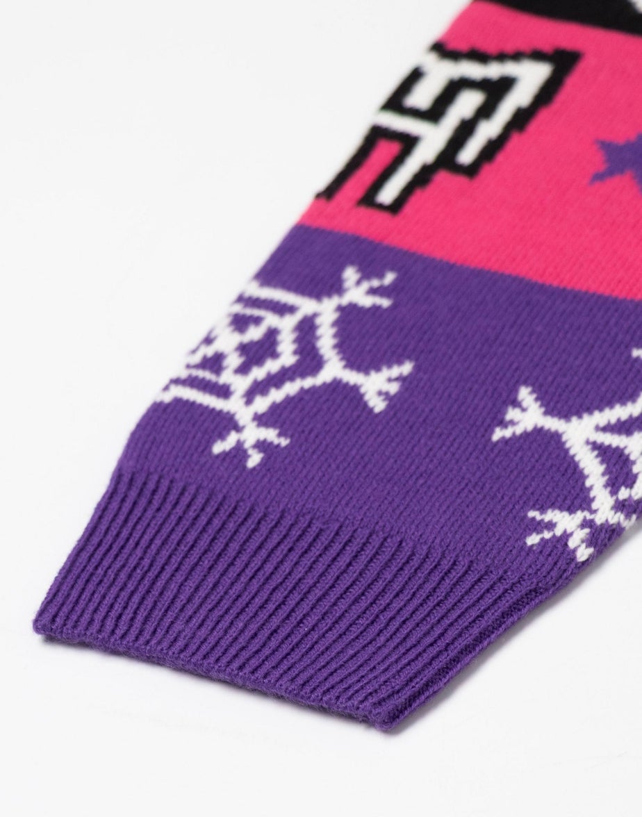 Vanilla Underground Monster High Kids Purple Christmas Jumper (3-14yrs)