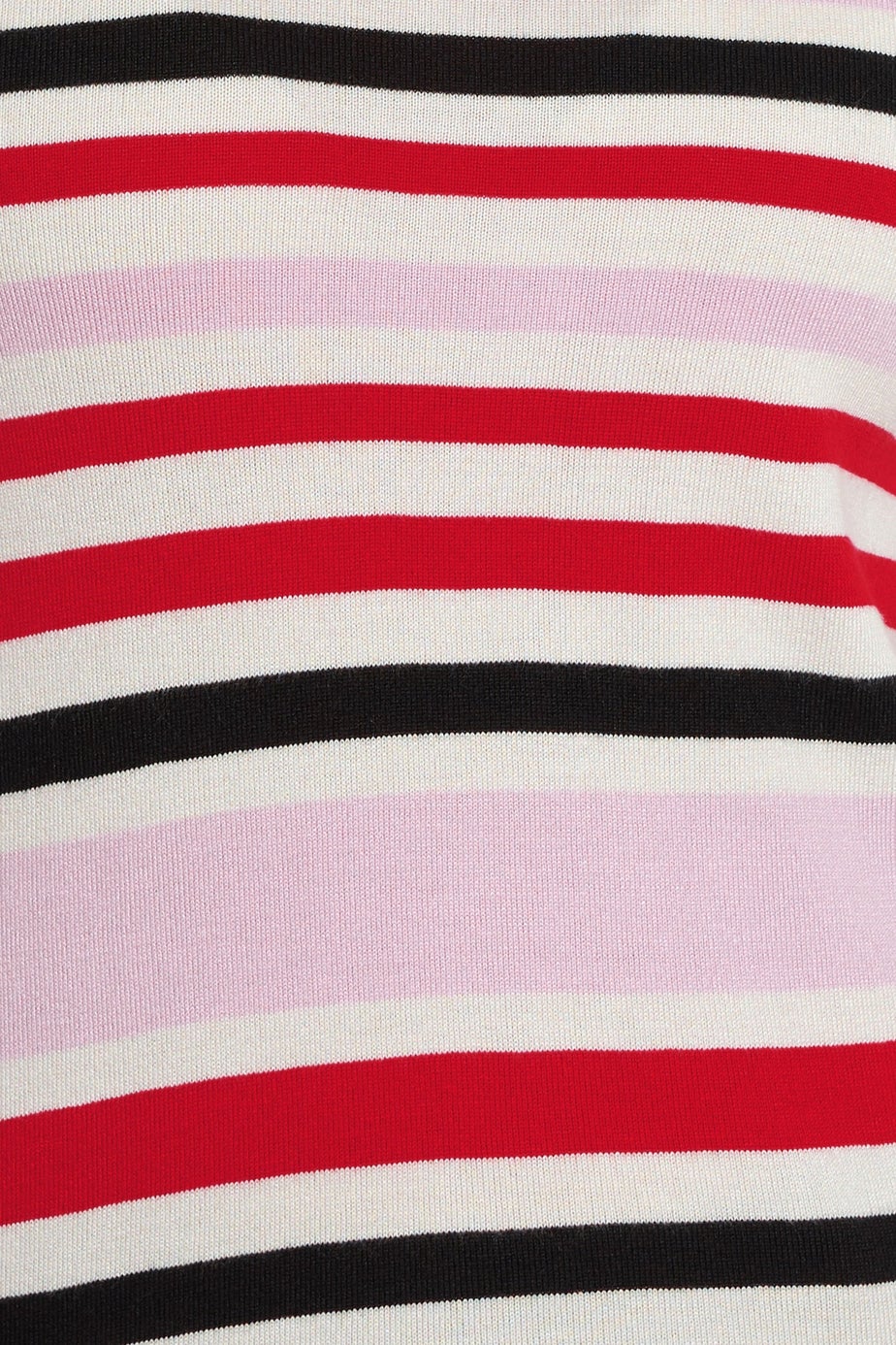 M&Co Pink Stripe Crew Neck Jumper