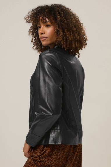 M&Co Black Faux Leather Jacket