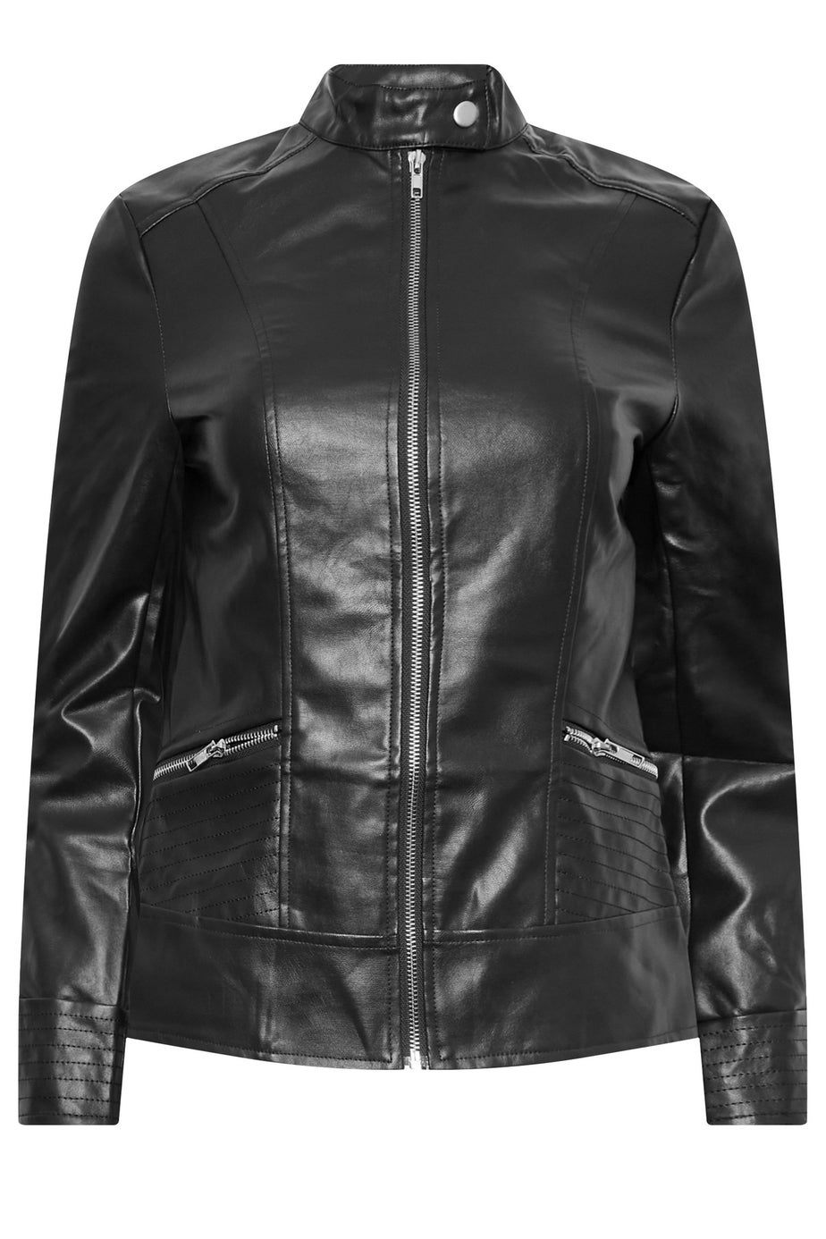 M&Co Black Faux Leather Jacket