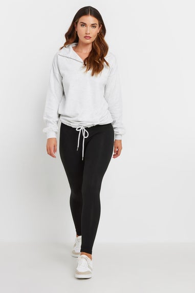 Long Tall Sally 2 Pack Black Stretch Cotton Leggings