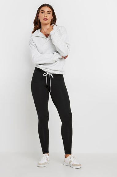 Long Tall Sally 2 Pack Black Stretch Cotton Leggings